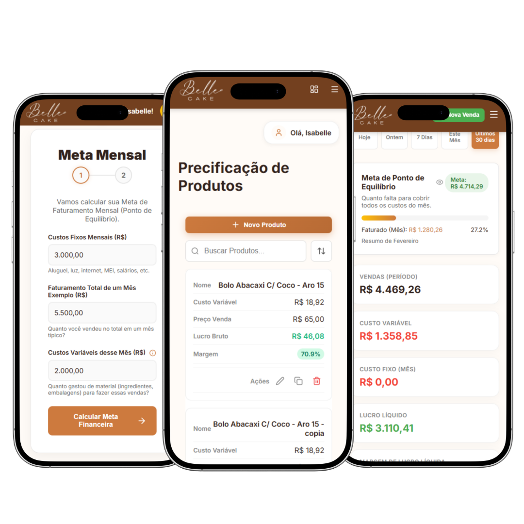 Ferramentas no telefone e computador